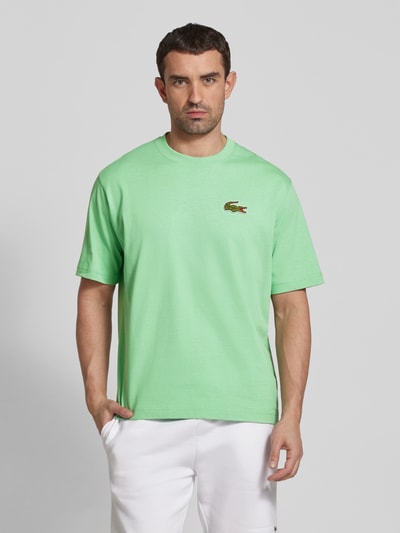 Lacoste Oversized T-Shirt mit Logo-Patch Hellgruen 4