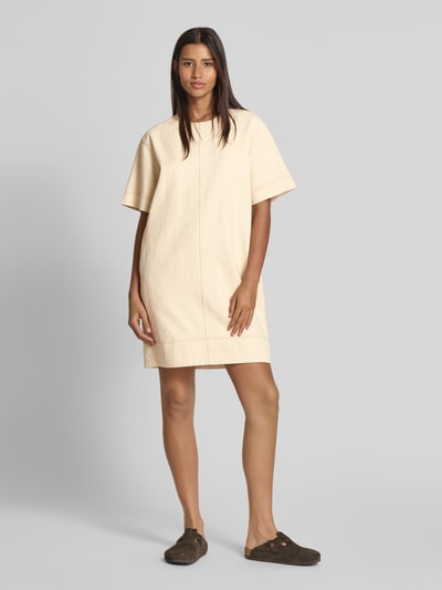 JAKE*S STUDIO WOMAN Minikleid mit Rundhalsausschnitt Offwhite 1