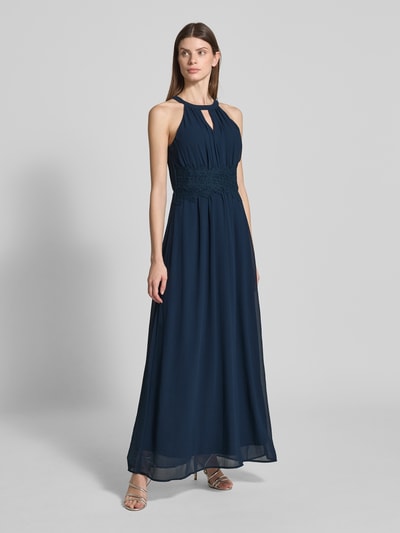 Vila Sukienka wieczorowa z wycięciem w kształcie łezki model ‘MILINA’ Granatowy 1