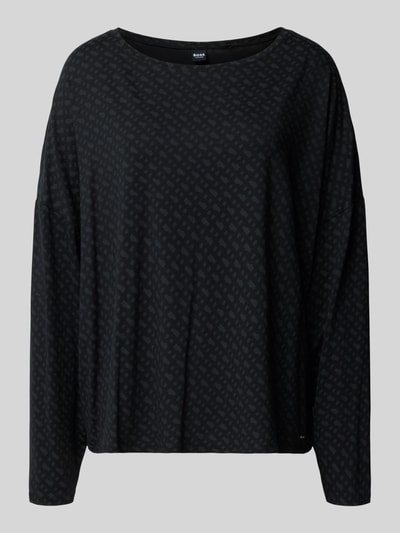 BOSS Relaxed fit pyjamabovendeel van lyocellmix Zwart - 2
