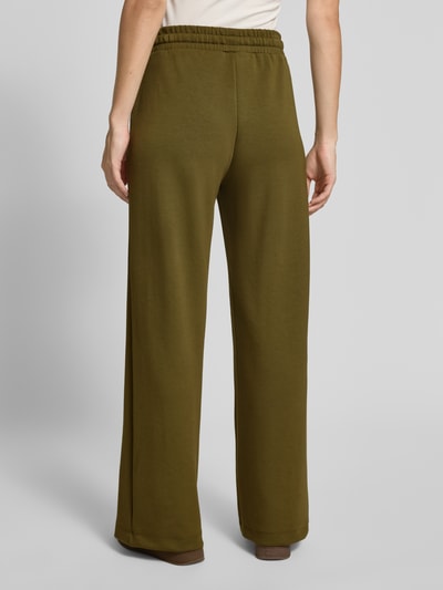 Soyaconcept Sweatpants met elastische band en tunnelkoord, model 'Banu' Olijfgroen - 5