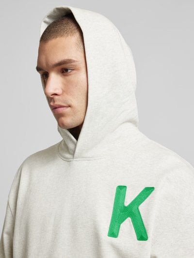 Kenzo Hoodie mit Kapuze Mittelgrau Melange 3