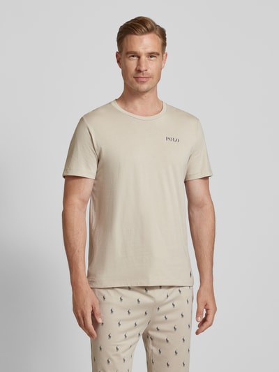 Polo Ralph Lauren Underwear T-shirt met labelprint Zand - 4