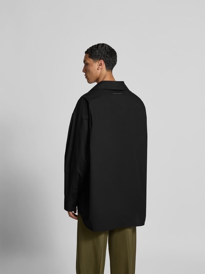 MM6 Maison Margiela Regular Fit Freizeithemd mit Logo-Detail Black 5