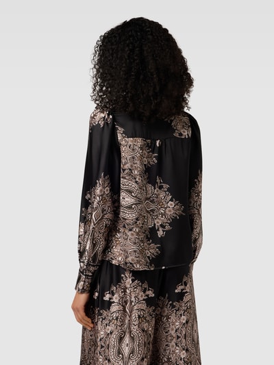 Neo Noir Bluse mit Paisley-Muster Modell 'Massima' Black 5