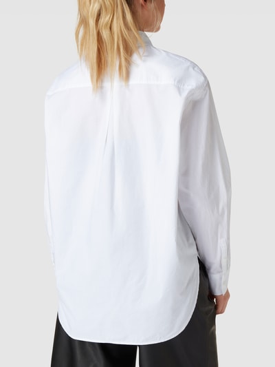 Calvin Klein Jeans Hemdbluse mit Label-Stitching Weiss 5