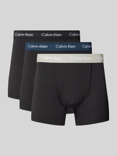 Calvin Klein Underwear Boxershort met band met label in een set van 3 stuks Zwart - 1