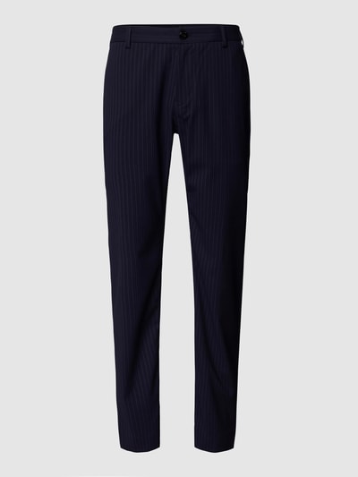 Tommy Hilfiger Tailored Spodnie do garnituru o kroju slim fit z dodatkiem wiskozy Niebieski 2
