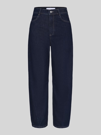 ANGELS Regular Fit Barrel Jeans aus Baumwoll-Mix Modell 'ELLY' Dunkelblau 2