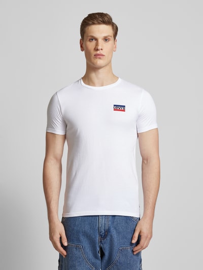 Levi's® T-shirt z nadrukiem z logo w zestawie 2 szt. Ciemnoniebieski 4