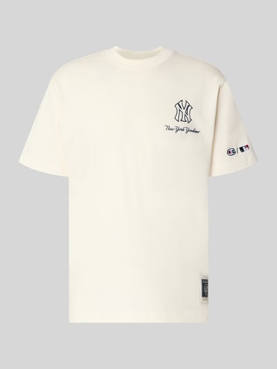 Champion Relaxed Fit T-Shirt aus reiner Baumwolle Beige 1