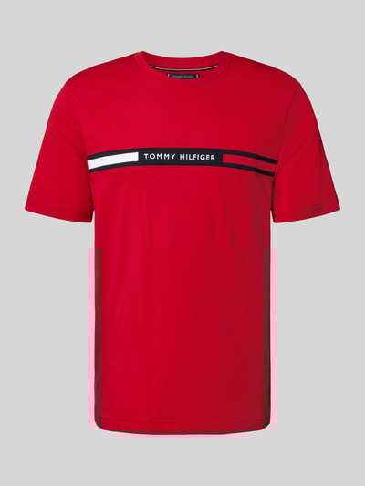 Tommy Hilfiger Regular Fit T-Shirt aus reiner Baumwolle Rot 2