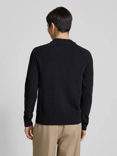 MCNEAL Gebreide pullover met raglanmouwen Zwart - 5