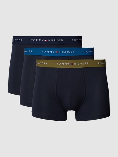 Tommy Hilfiger Trunks mit elastischem Logo-Bund im 3er-Pack Oliv 1