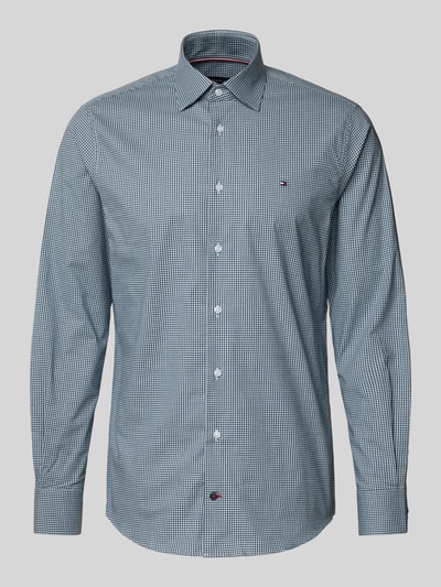 Tommy Hilfiger Regular fit zakelijk overhemd van katoenmix Bleu - 2