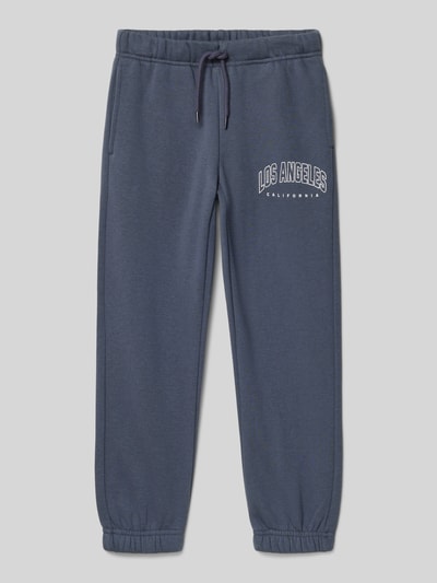 Only Regular Fit Sweatpants aus Baumwoll-Mix Modell 'SWEAT' Marine 1