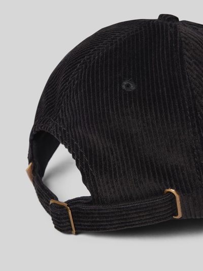 BLKVIS Cap mit Label-Stitching Black 3