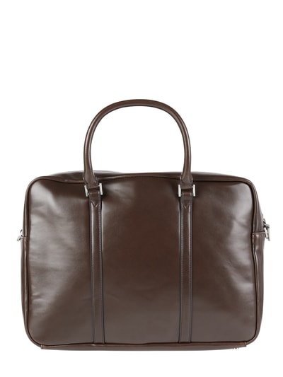 Guess Messenger Bag in Leder-Optik Dunkelbraun 5