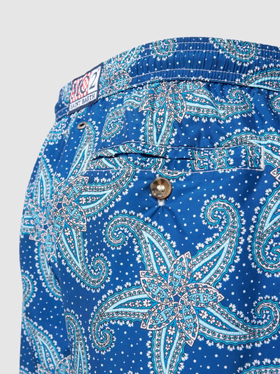 MC2 Saint Barth Badehose mit Allover-Muster Modell 'LIGHTING' Dunkelblau 2