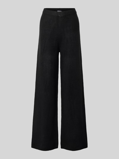Jake*s Casual Wide Fit Strickhose mit elastischem Bund Black 2