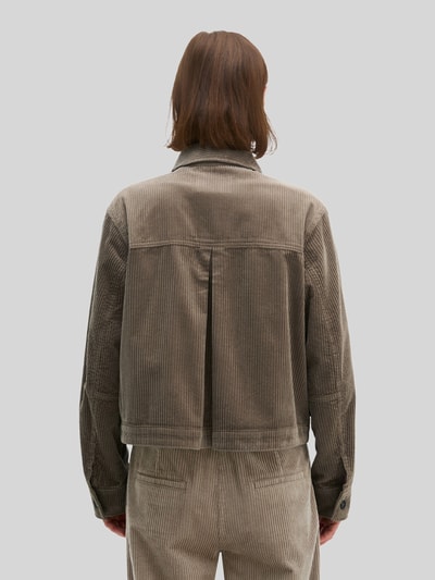 Marc O'Polo Regular fit overhemdjack van puur katoen Taupe - 5