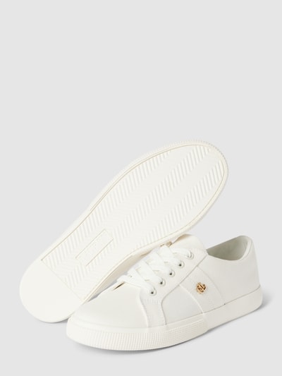 Lauren Ralph Lauren Sneaker mit Label-Applikation Modell 'JANSON' Weiss 4