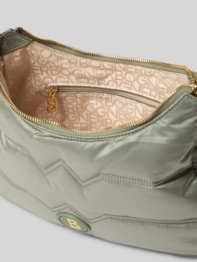 BOGNER Handtasche mit Steppnähten Modell 'wallis tessuto odette' Schilf 5
