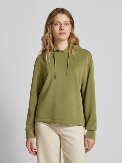 s.Oliver RED LABEL Bluza z kapturem z rozporkami po bokach  Khaki 4