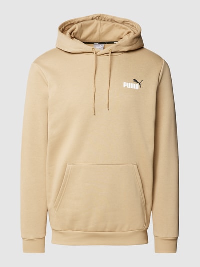 PUMA PERFORMANCE Hoodie mit Label-Print Beige 2