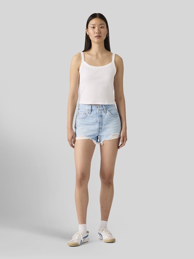 Levi's® Jeansshorts mit Knopfleiste Modell '501®' Jeansblau 4