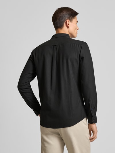 OLYMP Level Five Slim fit vrijetijdsoverhemd met kentkraag Zwart - 5