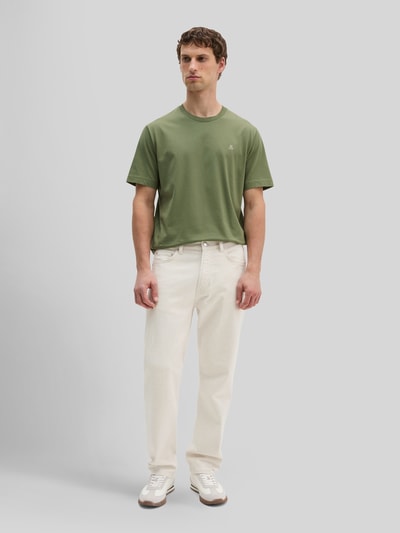 Marc O'Polo Regular Fit T-Shirt aus reiner Baumwolle Gruen 1