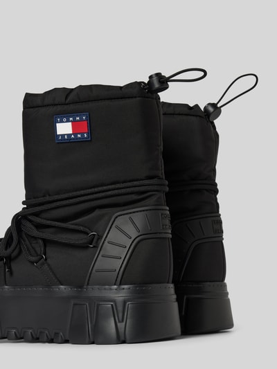 Tommy Jeans Kozaki z naszywką z logo model ‘HYBRID BOOT’ Czarny 2