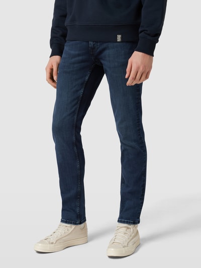 Only & Sons Slim fit jeans met labelpatch, model 'LOOM' Zwart - 4