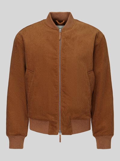 Selected Bomberjacke mit Cordstruktur Camel 2