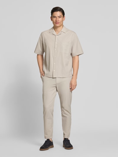 BOSS Orange Tapered Chino mit Tunnelzug Sand 1