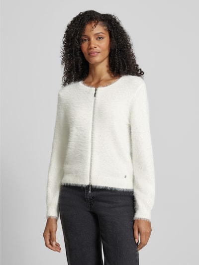 monari Kurtka o kroju regular fit z imitacji dzianiny Złamany biały 4