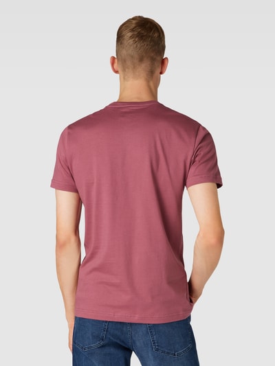 Christian Berg Men T-shirt van katoen met ronde hals Metallic roze - 5