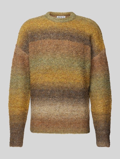 JAKE*S STUDIO MEN Gebreide pullover met extra brede schouders Donkerbruin - 2