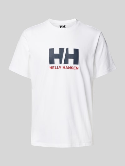 Helly Hansen T-Shirt mit Label-Print Weiss 2