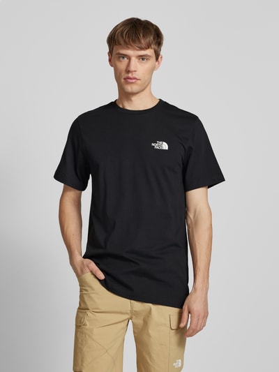 The North Face T-Shirt mit Label-Print Modell 'Simple Dome' Black 4