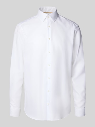 Jake*s Regular Fit Business-Hemd mit Kentkragen Weiss 2