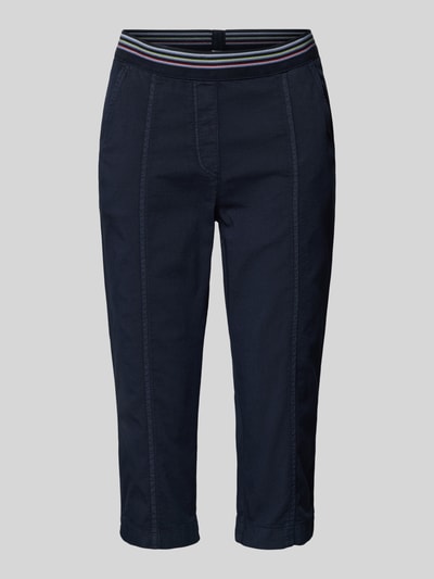 Toni Dress Spodnie capri o kroju regular fit z elastycznym pasem model ‘SUE’ Granatowy 1