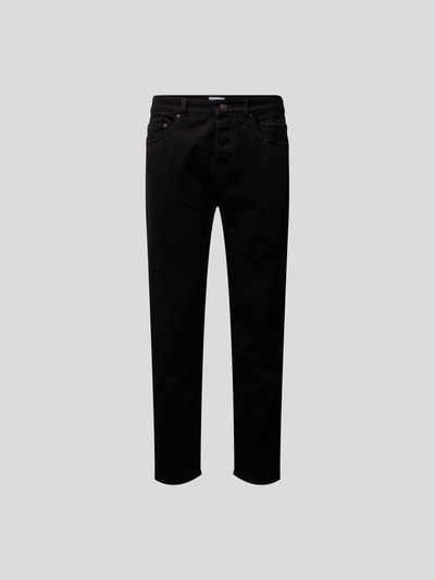 Kenzo Straight Fit Jeans mit Brand-Details Schwarz 2
