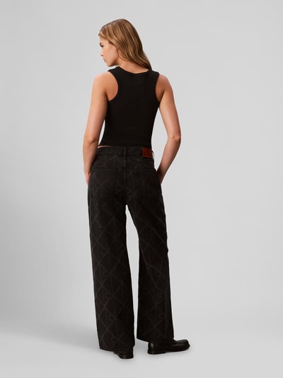 Calvin Klein Jeans Baggy Fit Jeans aus reiner Baumwolle im 5-Pocket-Design Black 4