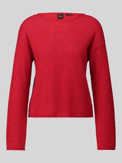 BOSS Orange Regular Fit Pullover aus Alpaka-Mix mit Woll-Anteil Modell 'C_Follettino' Rot 2