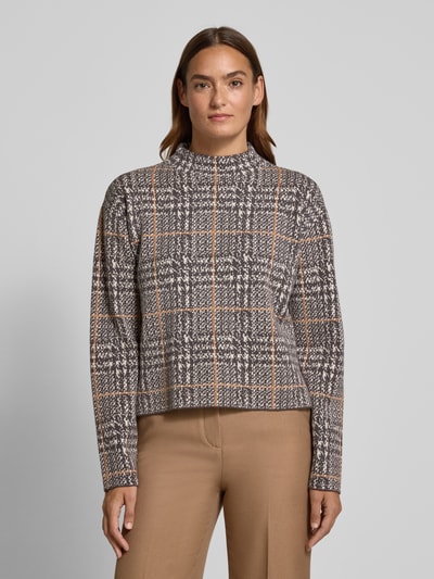 Betty Barclay Relaxed Fit Pullover aus Viskose-Mix Modell 'September' Hellgrau 4