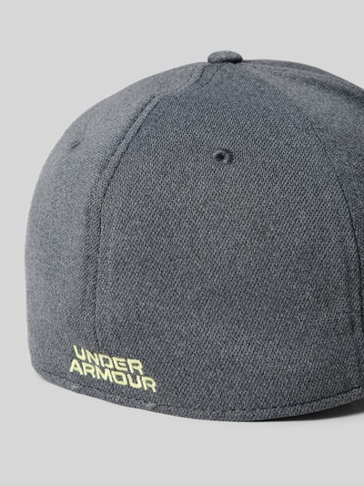 Under Armour Baseballpet met labelstitching Antraciet - 3