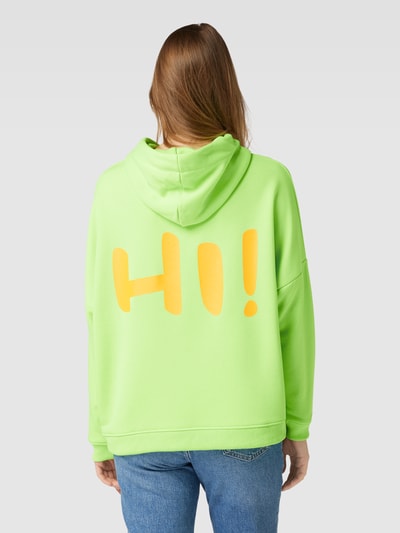 miss goodlife Hoodie met statementprint Neon groen - 5