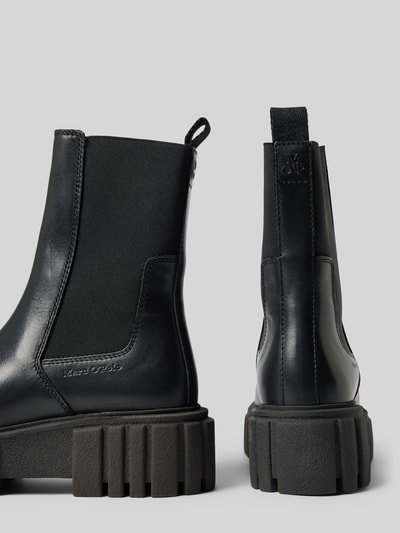 Marc O'Polo Chelsea boots van echt leer, model 'CHRISTEL 1A' Zwart - 2
